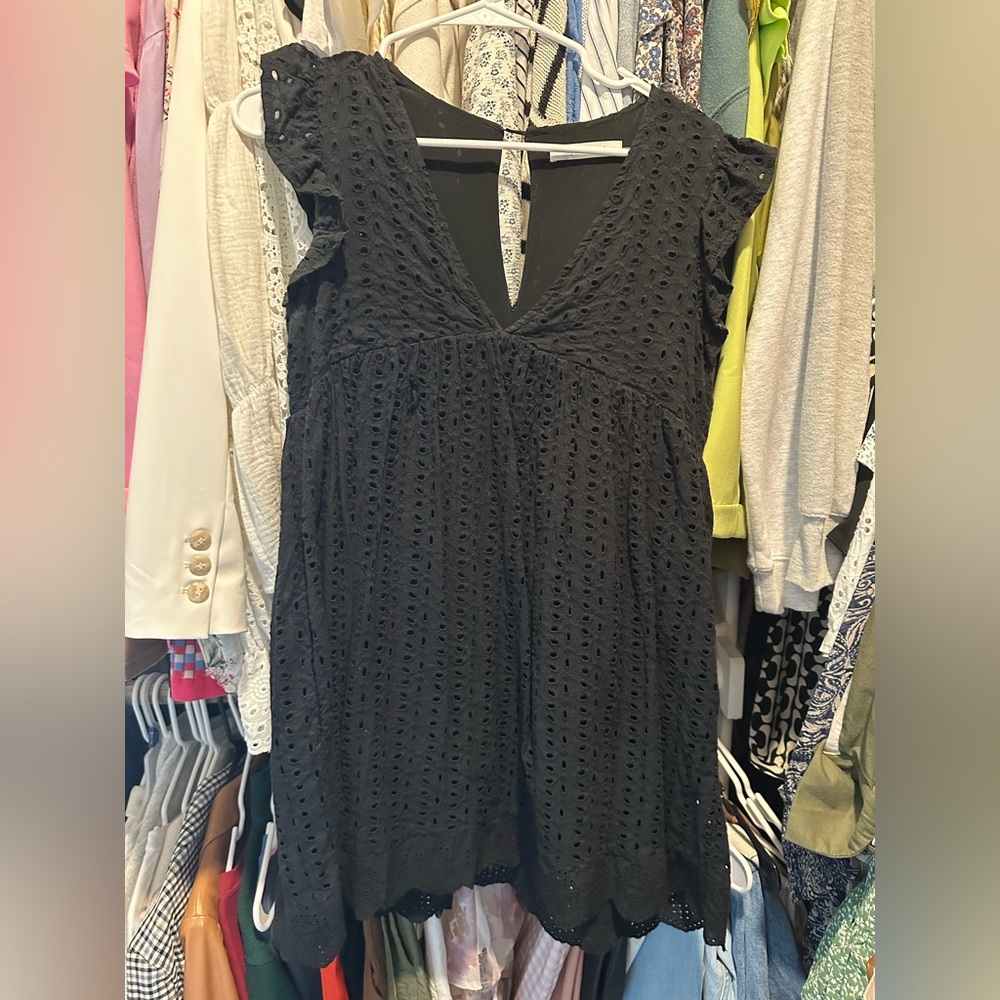 Boutique Eyelet Romper Dress